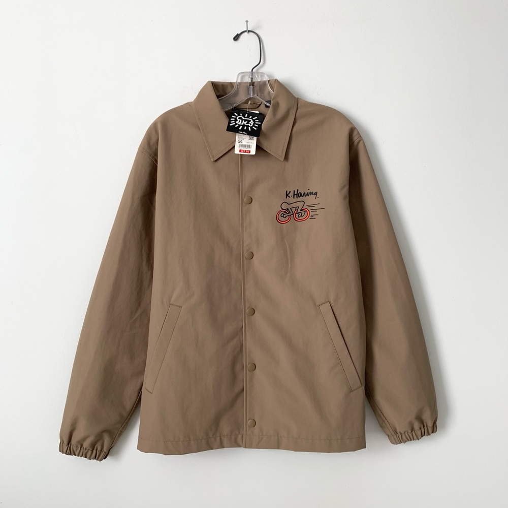 NWT Uniqlo Keith Haring Coach Jacket S